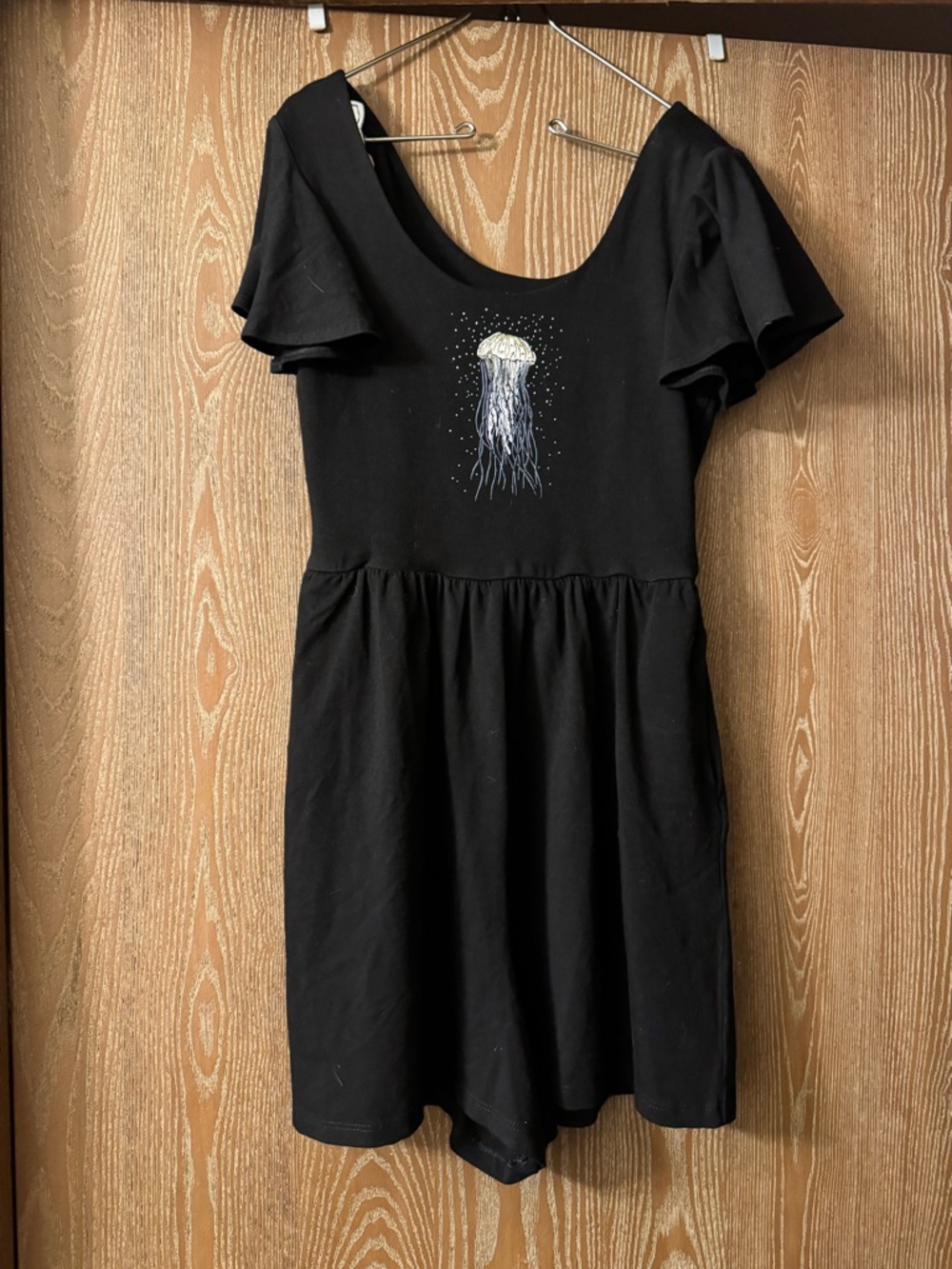 Black Jellyfish Purusha People Romper
